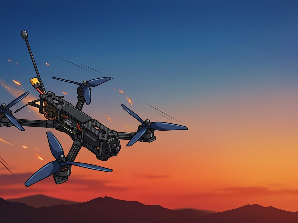 HUNT13 tactical FPV strike drone